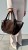 Laura Biaggi torebka damska typu shopper zamszowa brązowa czekoladowa skóra naturalna elegancka włoska torebka zamszowa typu shopper pojemna do pracy na co dzień TS66-6676