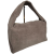 Borse in Pelle włoska torebka damska zamszowa hobo bag beżowa taupe brązowa skóra naturalna zamszowa torebka worek beżowy pojemna