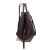 Laura Biaggi torebka damska typu shopper z napami skóra naturalna brązowa czekoladowa elegancka włoska torebka mini shopper z kosmetyczką rozpinana do pracy na co dzień TS112-14