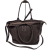 Borse in Pelle zamszowa torebka shopper skóra naturalna brązowa czekoladowa choco elegancka włoska torebka zamszowa typu shopper
