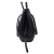 Laura Biaggi torebka damska typu shopper z napami skóra naturalna czarna elegancka włoska torebka mini shopper rozpinana do pracy na co dzień TS112-14