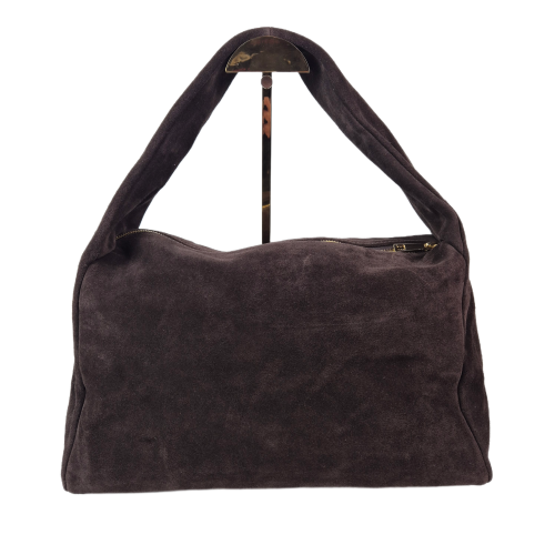Borse in Pelle włoska torebka zamszowa hobo bag czekoladowa brązowa skóra naturalna zamszowa torebka worek czekoladowy