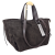 Laura Biaggi torebka damska typu shopper zamszowa skóra naturalna brązowa czekoladowa elegancka pojemna włoska torebka shopper do pracy na co dzień TS54-161