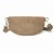 Laura Biaggi, duża zamszowa nerka skórzana brązowa taupe skóra naturalna zamszowa włoska torebka damska listonoszka crossbody TS04-505