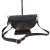 Mała licowa skórzana nerka listonoszka crossbody czarna 1.png