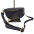 Mała licowa skórzana nerka listonoszka crossbody czarna 3.png