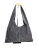 Borse in Pelle włoska torebka hobo bag worek skóra naturalna zamszowa szary