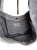 Borse in Pelle włoska torebka hobo bag worek skóra naturalna zamszowa szary