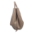 Laura Biaggi torebka damska typu shopper z napami skóra naturalna ciemny beż beżowa elegancka włoska torebka shopper rozpinana do pracy na co dzień TS112-14