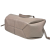 Laura Biaggi torebka damska typu shopper z napami skóra naturalna beżowa jasny beż elegancka włoska torebka mini shopper rozpinana do pracy na co dzień TS112-14