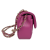 Laura Biaggi mała torebka listonoszka pikowana skórzana z łańcuszkiem elegancka crossbody różowa fuksja skóra naturalna licowa