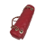 Borse in Pelle damska torebka skórzana na ramię czerwona pikowana z łańcuszkami pojemna elegancka skóra naturalna licowa