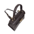 Vera Pelle mała skórzana torebka damska kuferek czekoladowa brązowa pojemna z paskiem crossbody włoska skóra naturalna licowa elegancka