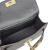 Vera Pelle mała skórzana torebka listonoszka kuferek czarna skóra naturalna licowa z paskiem damska crossbody włoska elegancka