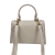 Vera Pelle mała skórzana torebka listonoszka kuferek beżowa skóra naturalna licowa z paskiem damska crossbody włoska elegancka
