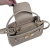Laura Biaggi skórzana torebka kuferek listonoszka z paskiem crossbody beżowa crossbody pojemna skóra naturalna licowa włoska elegancka
