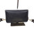 Borse in Pelle mała czarna torebka skórzana skóra naturalna licowa pojemna crossbody z paskiem