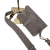 Vera Pelle mała nerka listonoszka skórzana zamszowa skóra natura szaro beżowa taupe crossbody elegancka