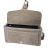 Borse in Pelle torebka damska skórzana listonoszka zamszowa skóra naturalna włoska beżowa z klamrą paskiem crossbody