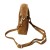 Laura Biaggi mała zamszowa torebka damska skórzana skóra naturalna włoska pojemna na codzień casual crossbody z paskiem ruda camel cynamonowa