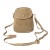 Laura Biaggi mała zamszowa torebka damska skórzana skóra naturalna włoska pojemna na codzień casual crossbody z paskiem brązowa beżowa mocha mokka