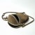 Laura Biaggi mała zamszowa torebka damska skórzana skóra naturalna włoska pojemna na codzień casual crossbody z paskiem brązowa beżowa mocha mokka taupe