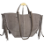 Borse in Pelle duża beżowa torebka shopper zamszowa z frędzlami skóra naturalna boho włoska pojemna shopperka zamszowa taupe