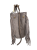 Borse in Pelle duża beżowa torebka shopper zamszowa z frędzlami skóra naturalna boho włoska pojemna shopperka zamszowa taupe
