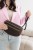 Laura Biaggi, duża zamszowa nerka skórzana brązowa czekoladowa skóra naturalna zamszowa włoska torebka damska listonoszka crossbody TS04-505